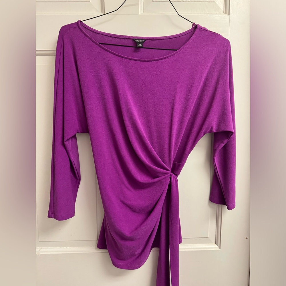 Talbots faux wrap top